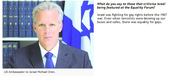 More Oren Pinkwashing Michael Oren Reinvents History